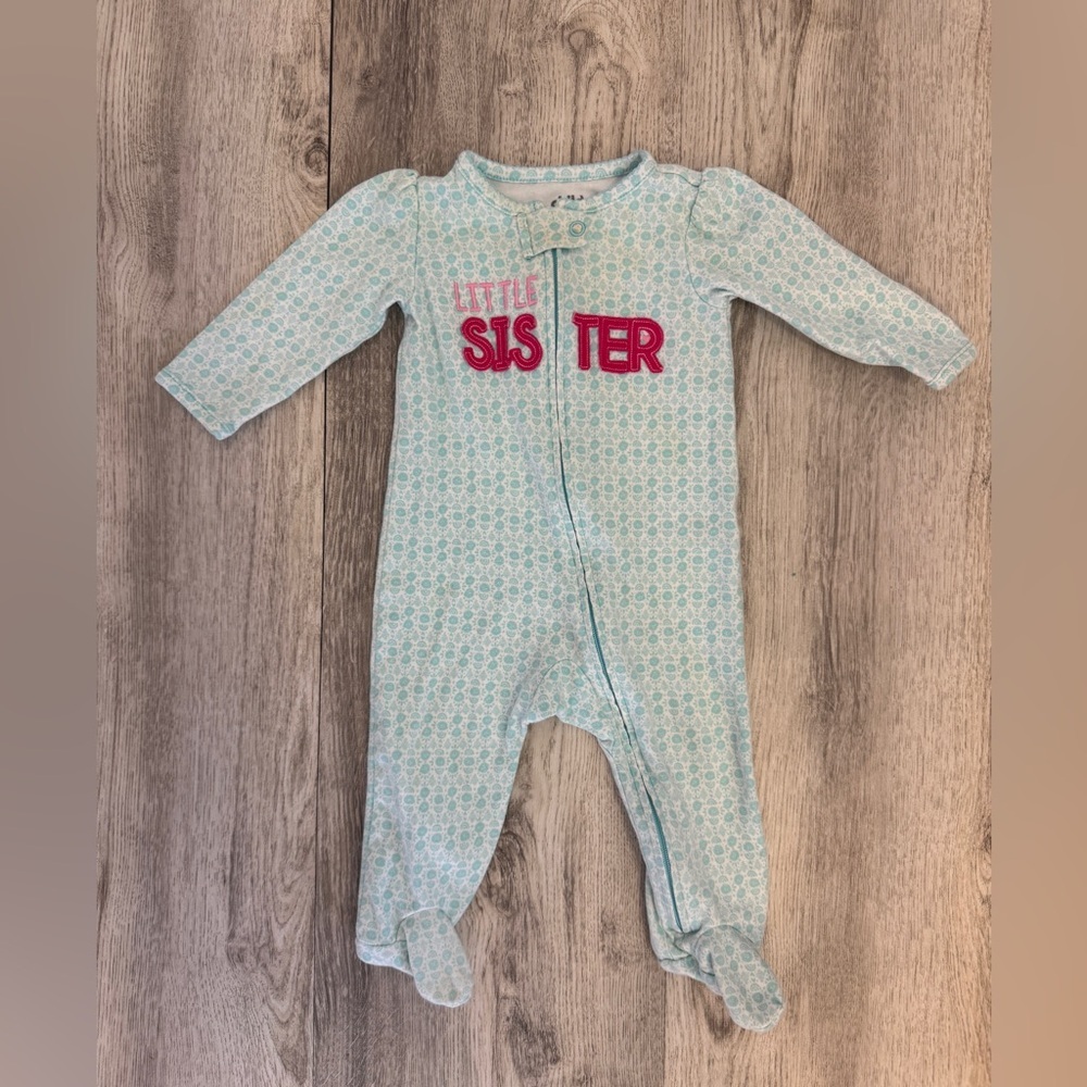 Child of Mine little sister Blue and Pink Footie